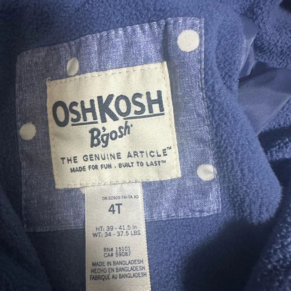OshKosh B'gosh Navy Polka Dot Jacket